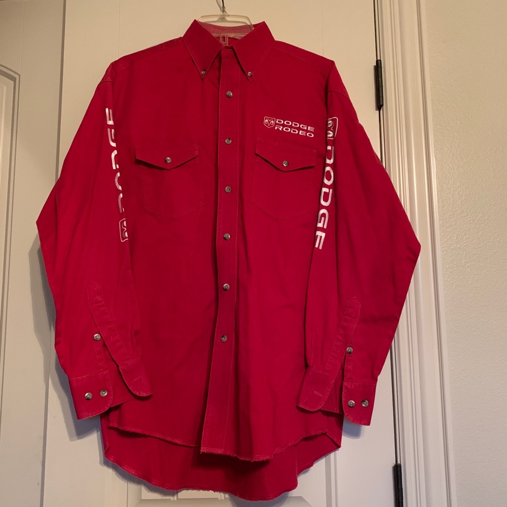 Men’s Wrangler Dodge Ram Rodeo Long Sleeve Shirt